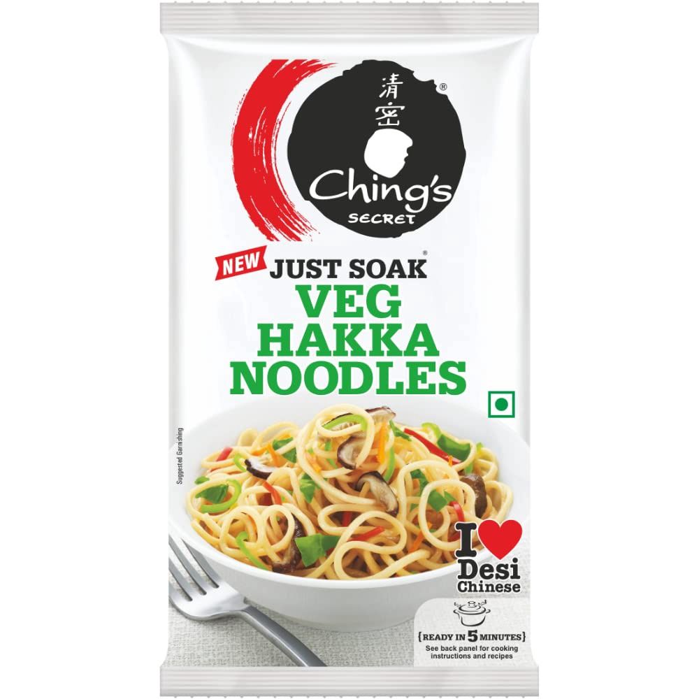 Ching&#39;s - Just Soak Veg Hakka Noodles 140g