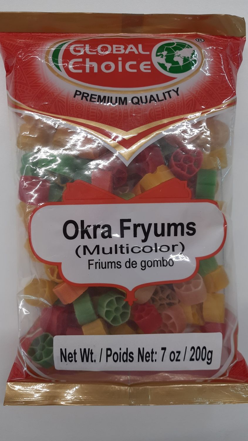 Global Choice - Fryums Multicolor Okra 200g