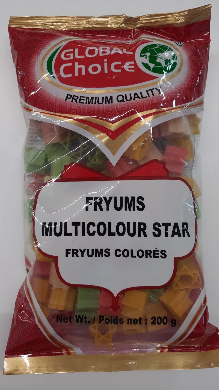 Global Choice - Fryums Multicolor Star 200g