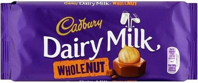 Cadbury - Dairy Milk Wholenut Chocolate 120g
