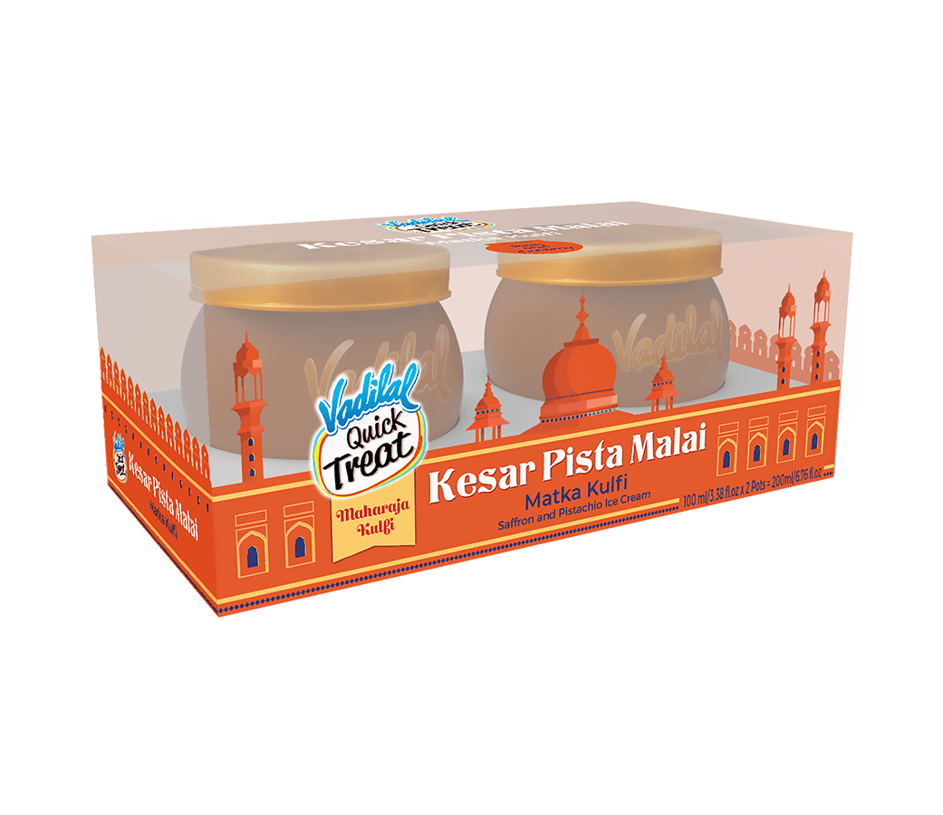 Vadilal Frozen - Kesar Matka Kulfi 200ml