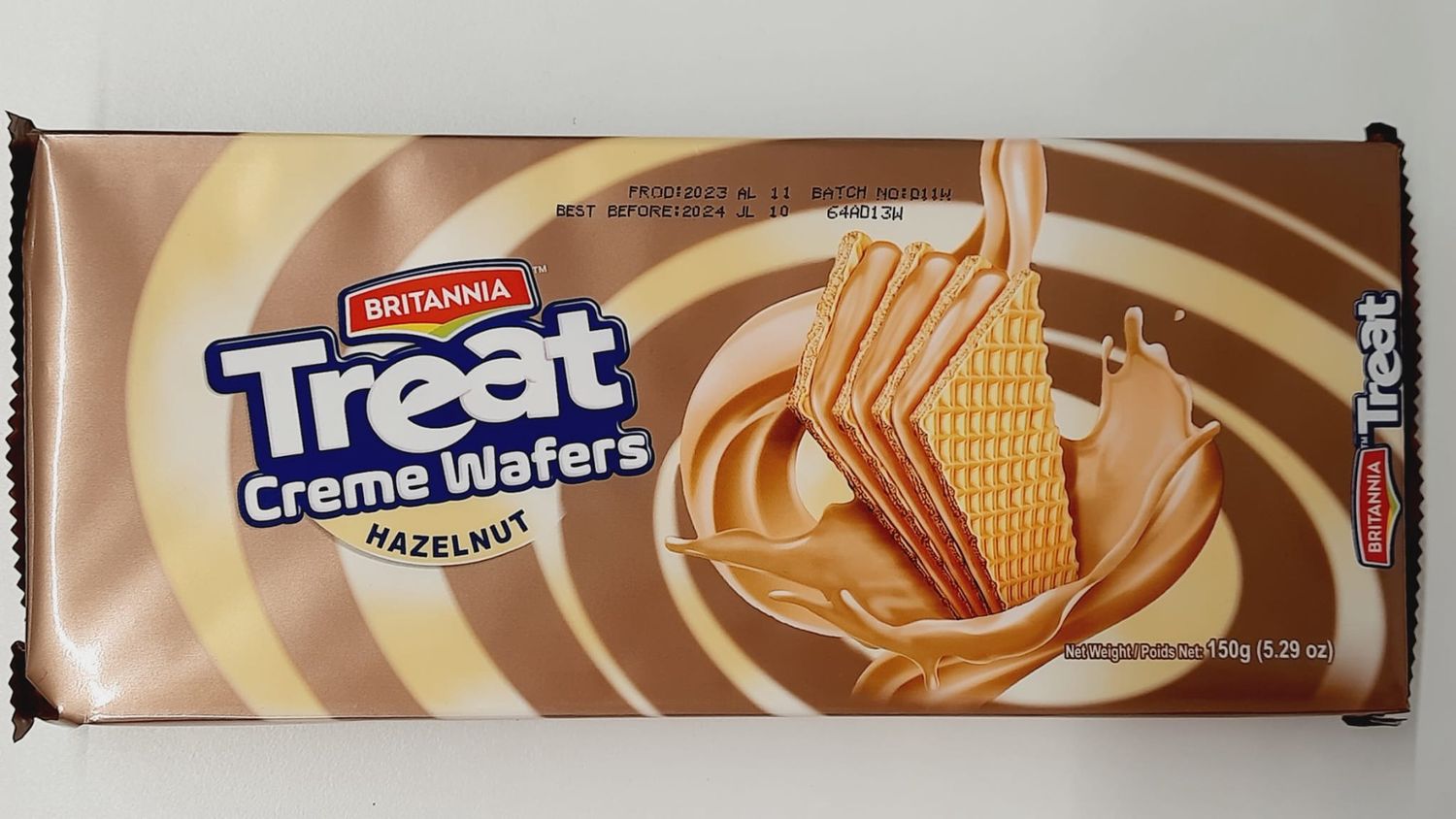 Britannia - Treat Creme Wafers Hazelnut 150g