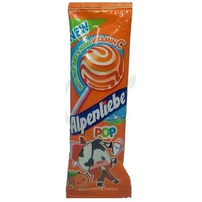 Alpenliebe - Orange lolipop 8g