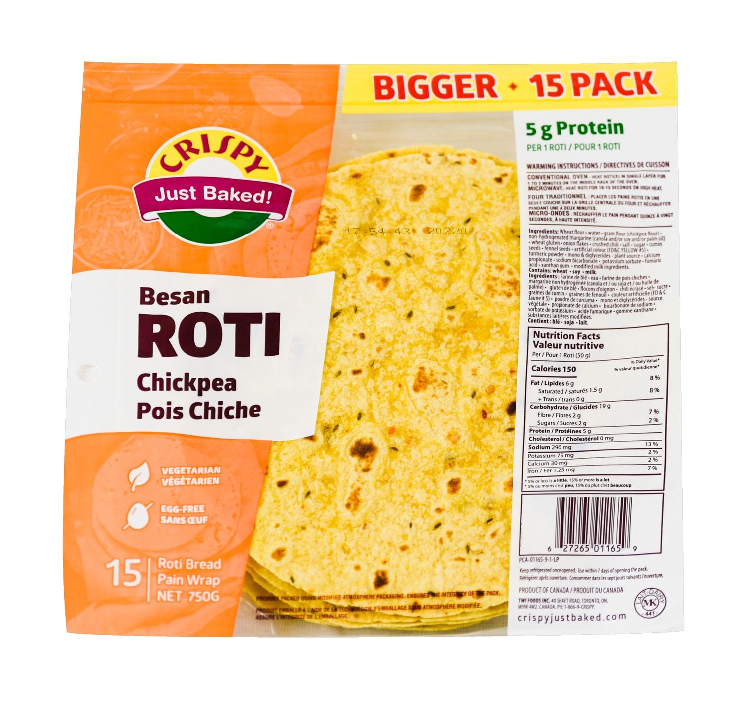 Crispy - Besan Roti 750g