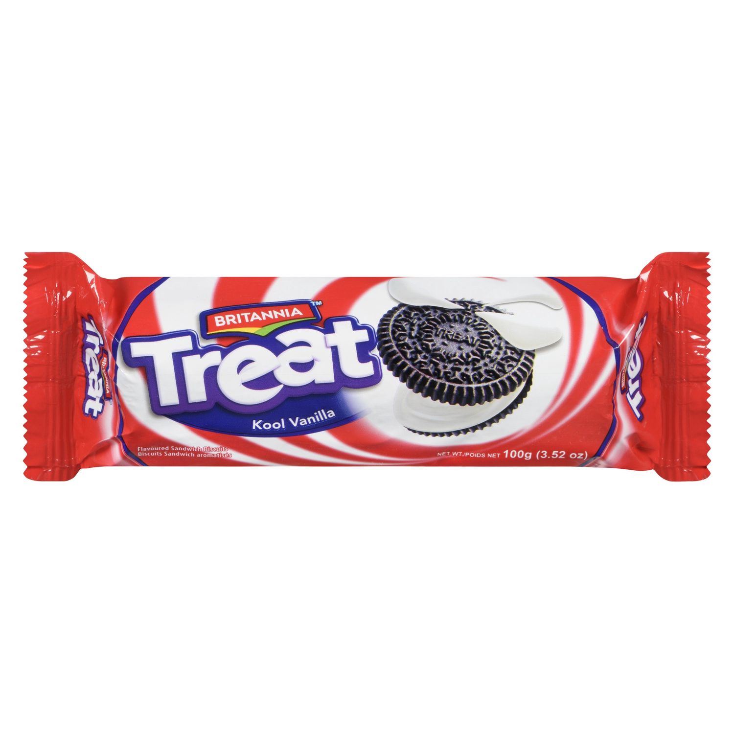 Britannia - Kool Vanilla Crazy Cream Treat Biscuits 100g
