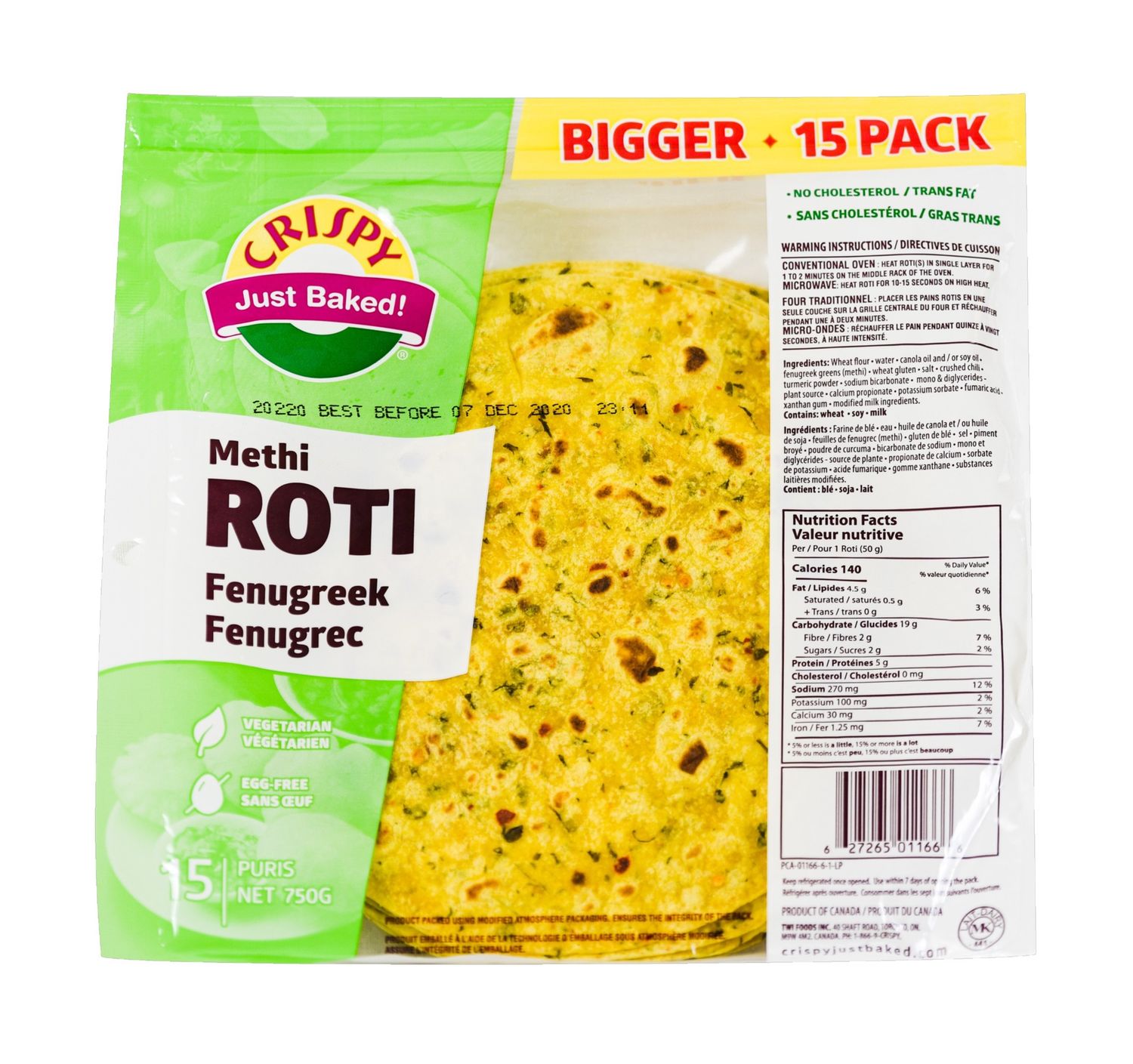 Crispy - Methi Roti 500g