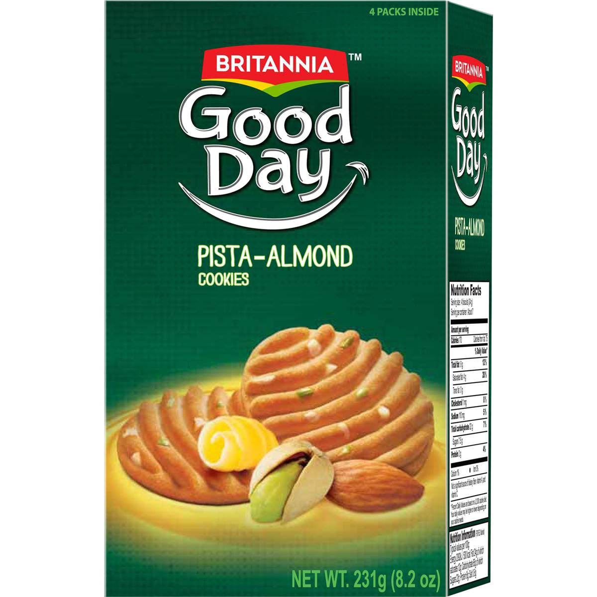 Britannia - GoodDay Pista Badam 231g