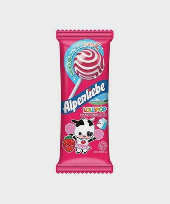 Alpenliebe - Strawberry lolipop 8g