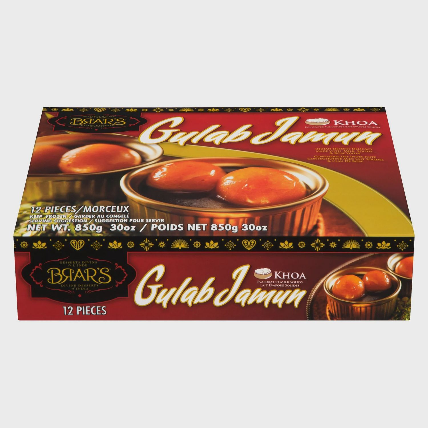 Brar&#39;s Frozen - Gulab Jamun 850g