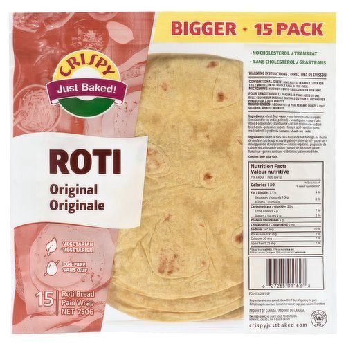 Crispy - Original White Roti 500g