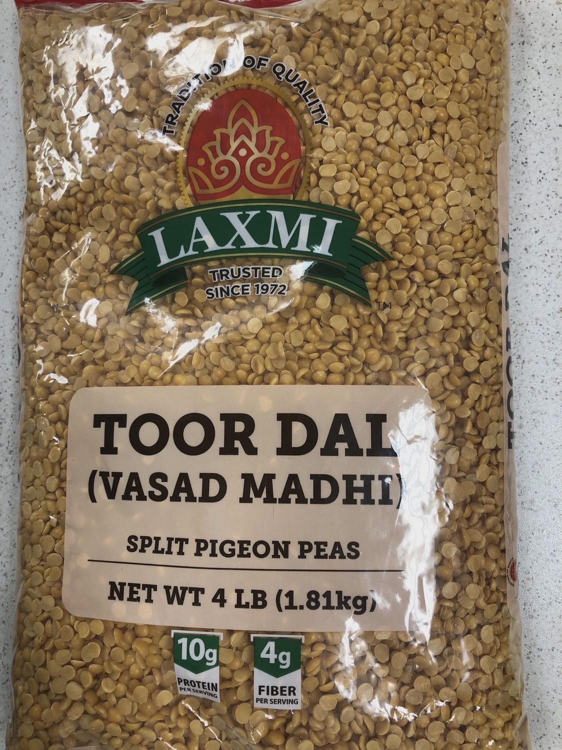 Laxmi - Madhi Toor Daal 4lb