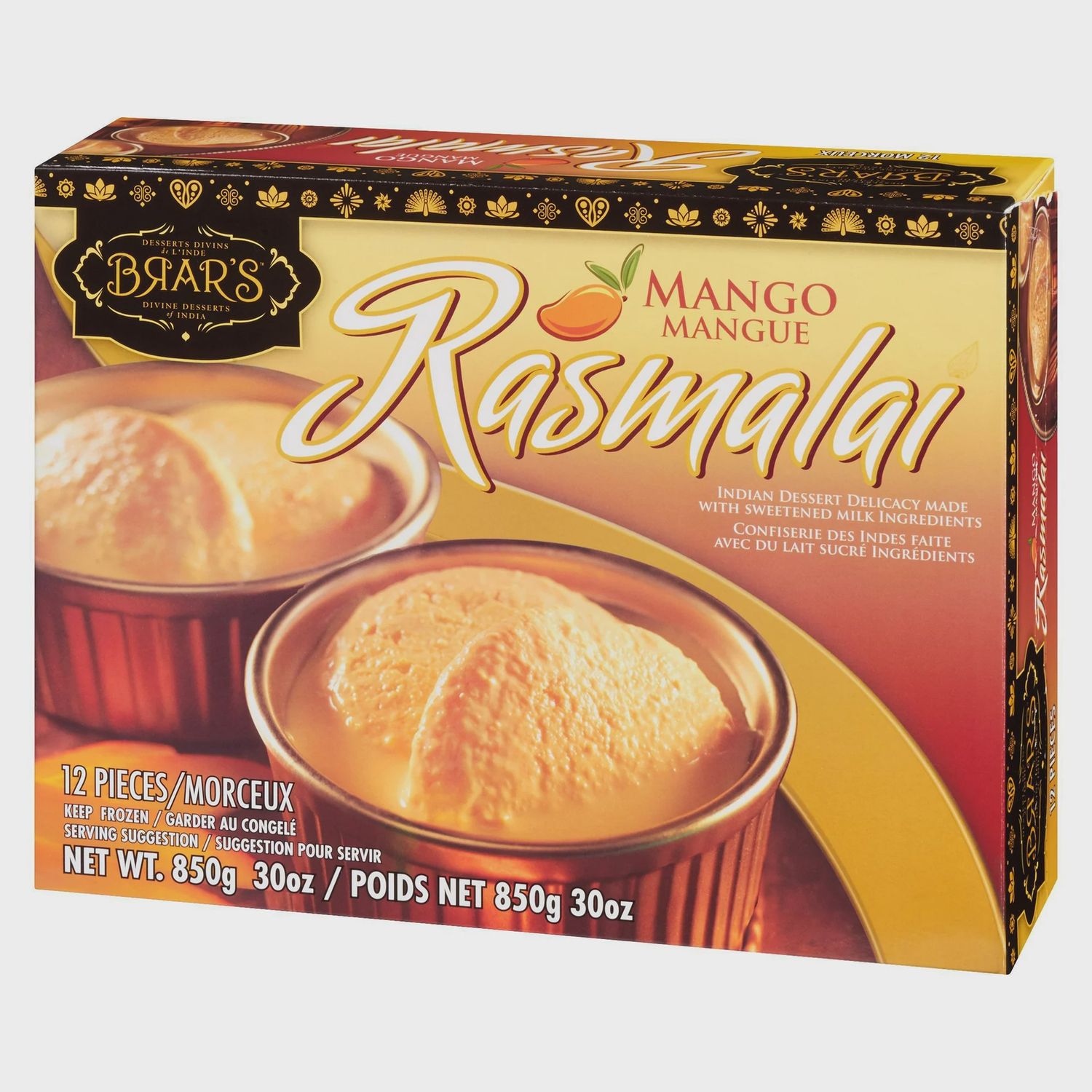 Brar&#39;s Frozen - Mango Rasmalai 850g