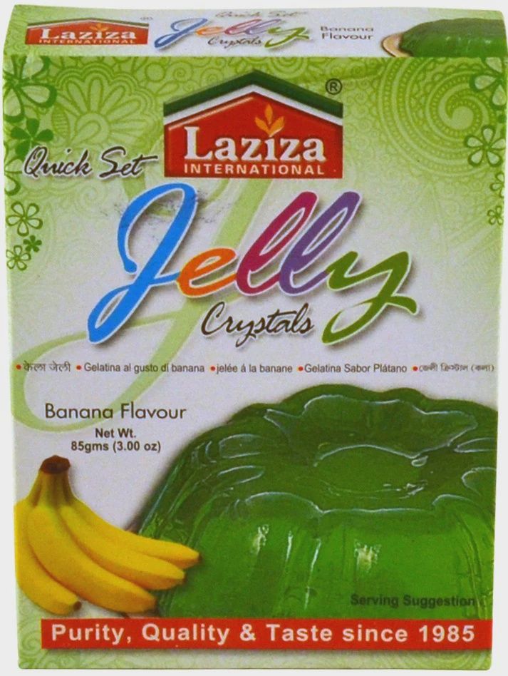 Laziza - Banana Crystal Jelly 85g