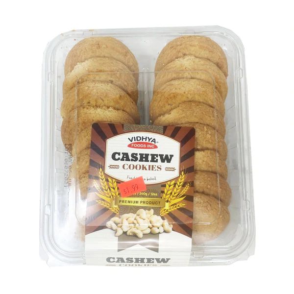 Vidhya - Cashew Nut Cookies 340g