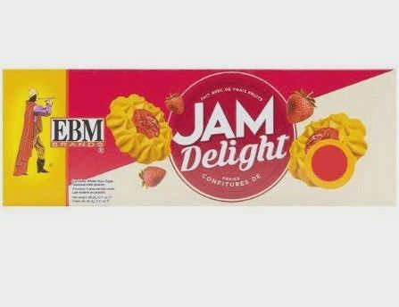EBM - Strawberry Jam Delight Biscuits 105g