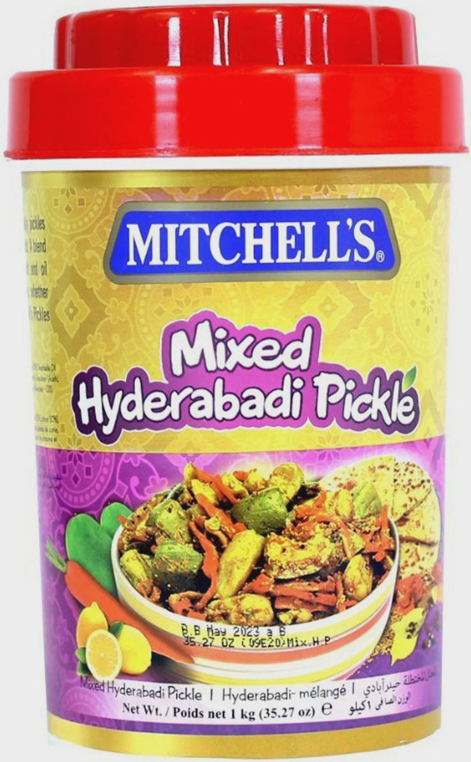 Mitchell&#39;s - Mixed Hyderabadi Pickle 1kg