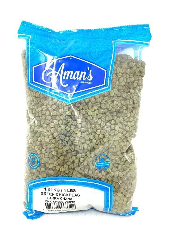 Aman&#39;s - Green Chana 4lb