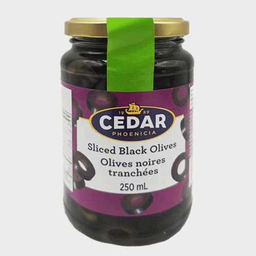 Cedar - Sliced Black Olives 250ml