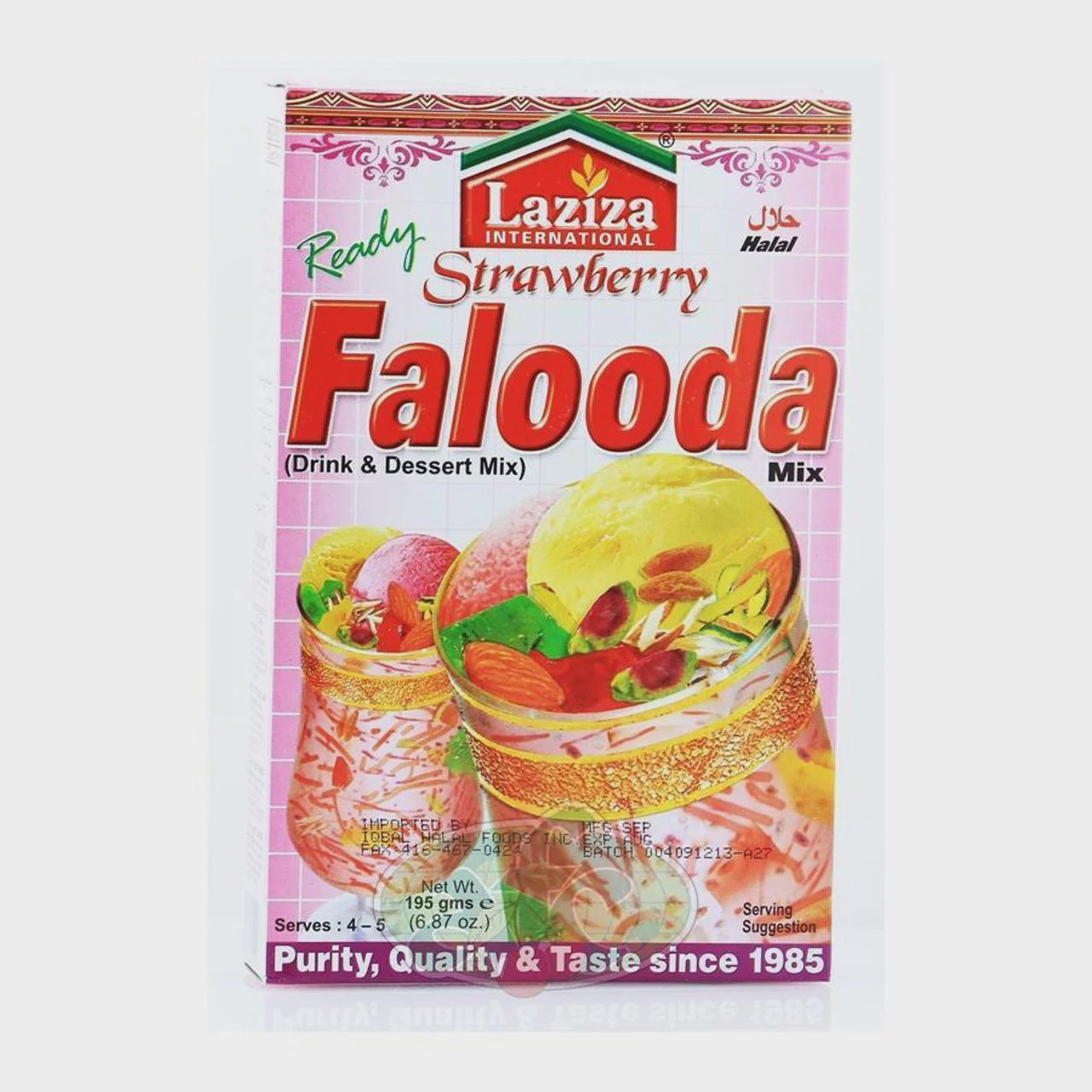 Laziza - Strawberry Falooda Mix 195g