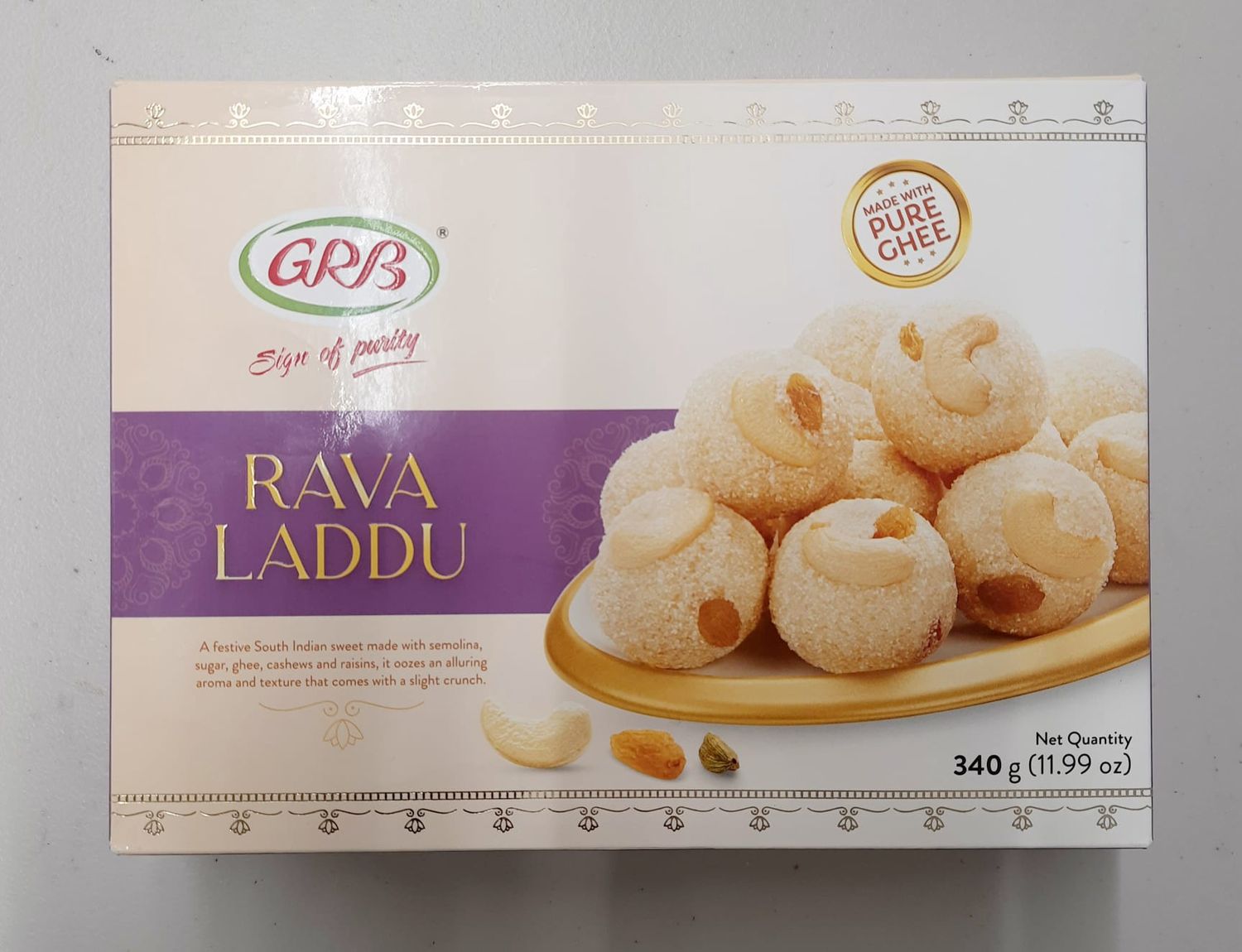 GRB Frozen - Rava Laddu 340g