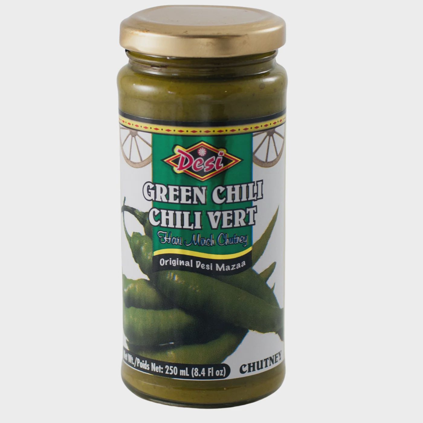 Desi - Green Chilli Chutney 250ml