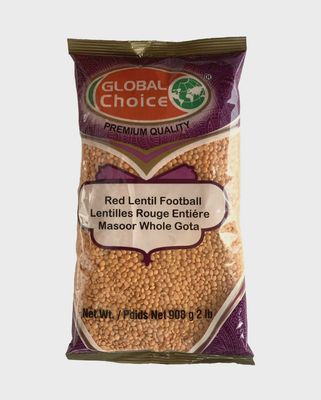 Global Choice - Red Football Lentil (Masoor) 2lb / 2lb