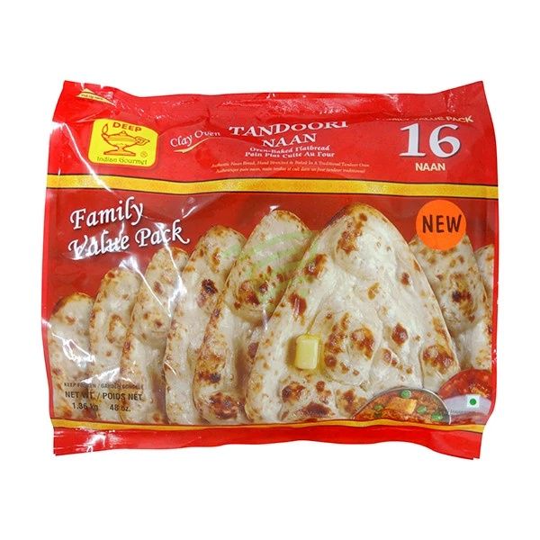 Deep Frozen - Tandoori Naan 16Pcs