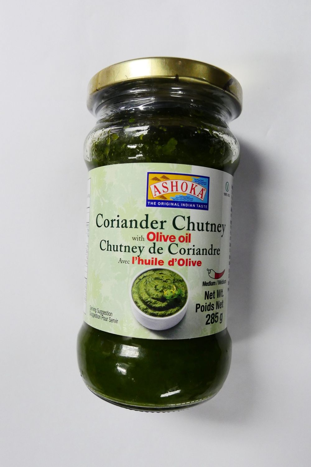 Ashoka - Chutney Coriander With Olive Oil 285g