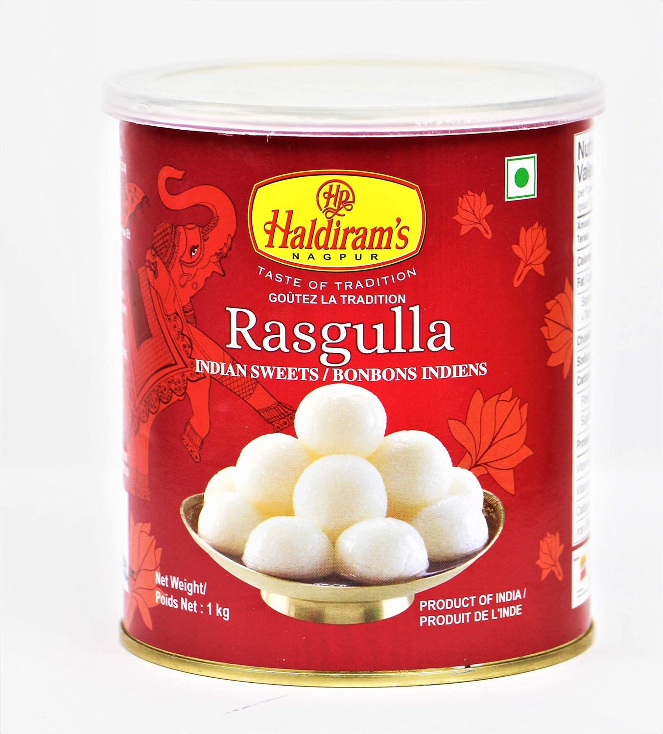 Haldiram&#39;s - Rasgulla 1kg
