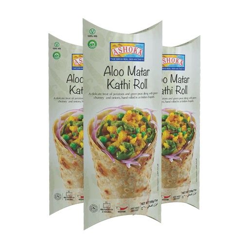 Ashoka Frozen - Kathi Roll Aloo Matar 200g