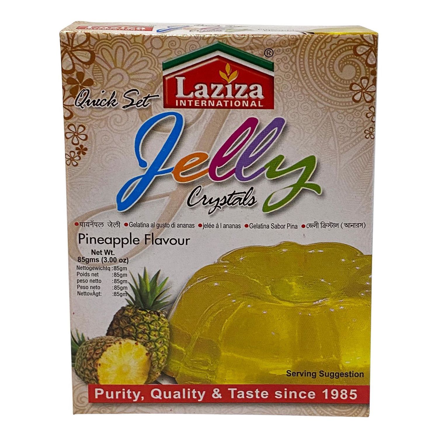 Laziza - Pineapple Crystal Jelly 85g