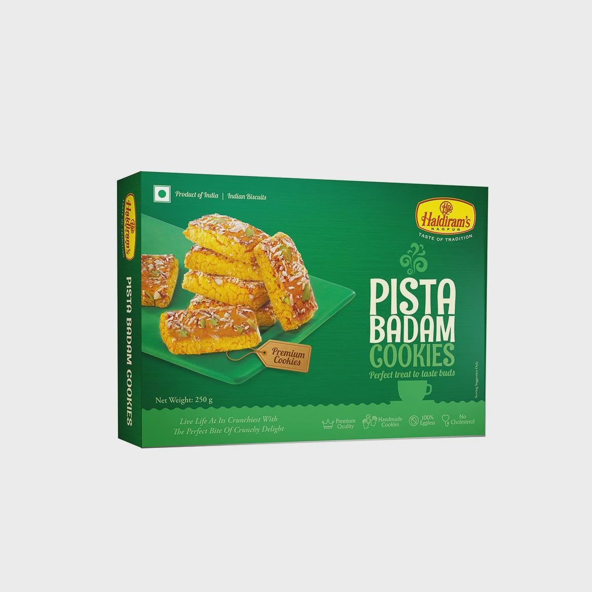 Haldiram&#39;s - Pista Badam Cookies 250g