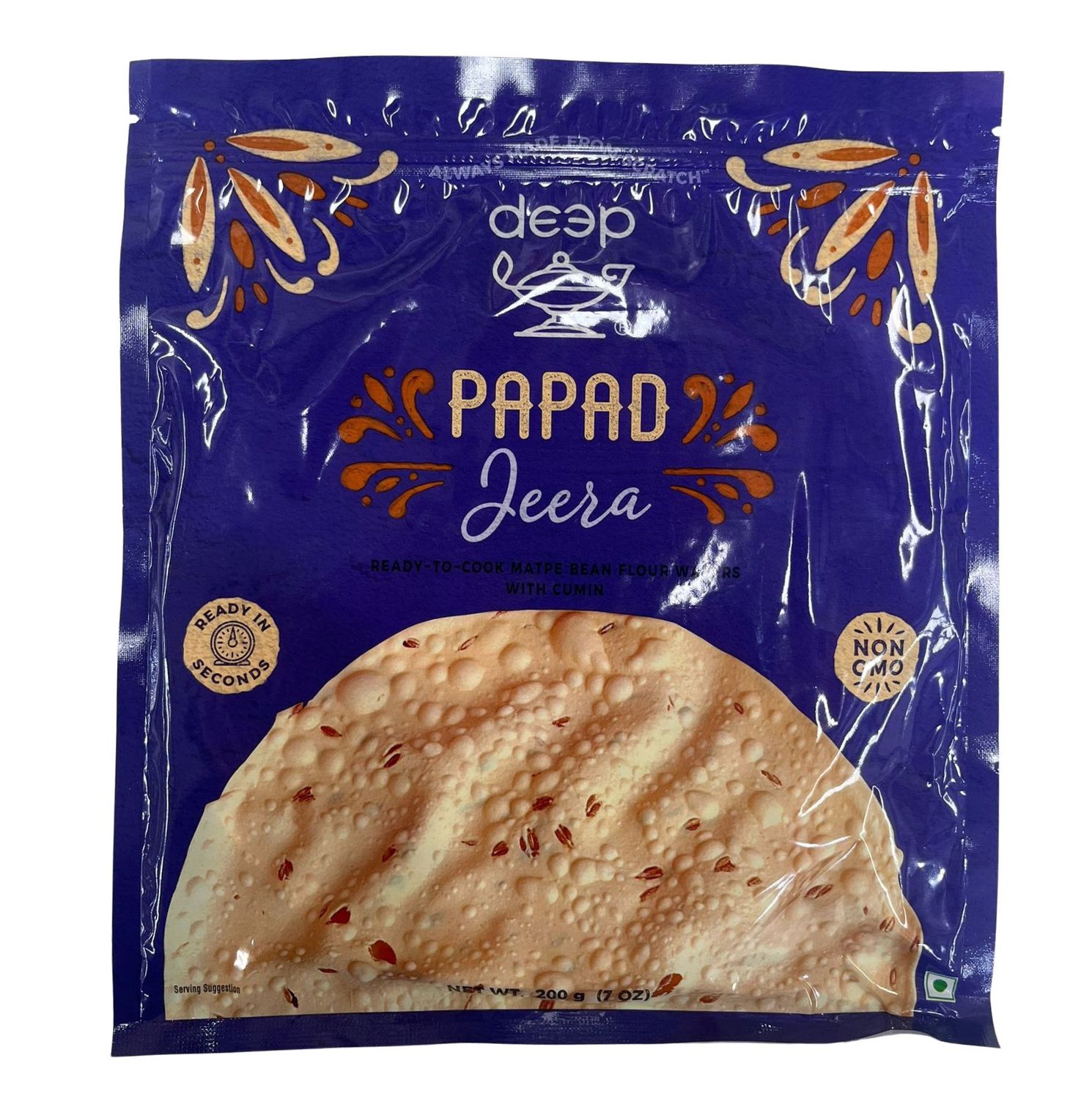Deep - Jeera(Cumin) Papad 200g