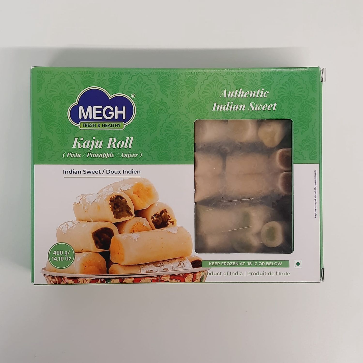 Megh Frozen - Kaju Roll 400g