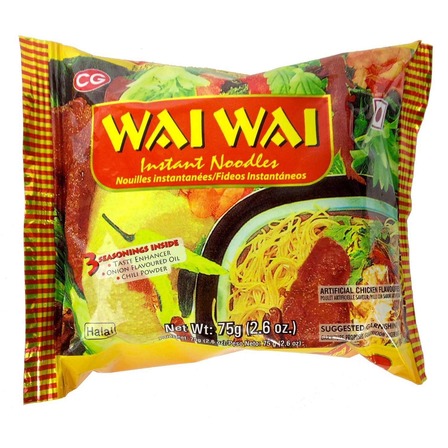 Wai Wai - Chicken Noodles 75g