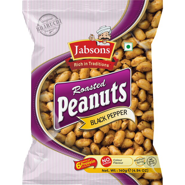 Jabsons - Peanut Black Pepper 140g