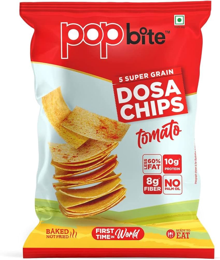 Pop Bites - Dosa Chips Tomato 100g