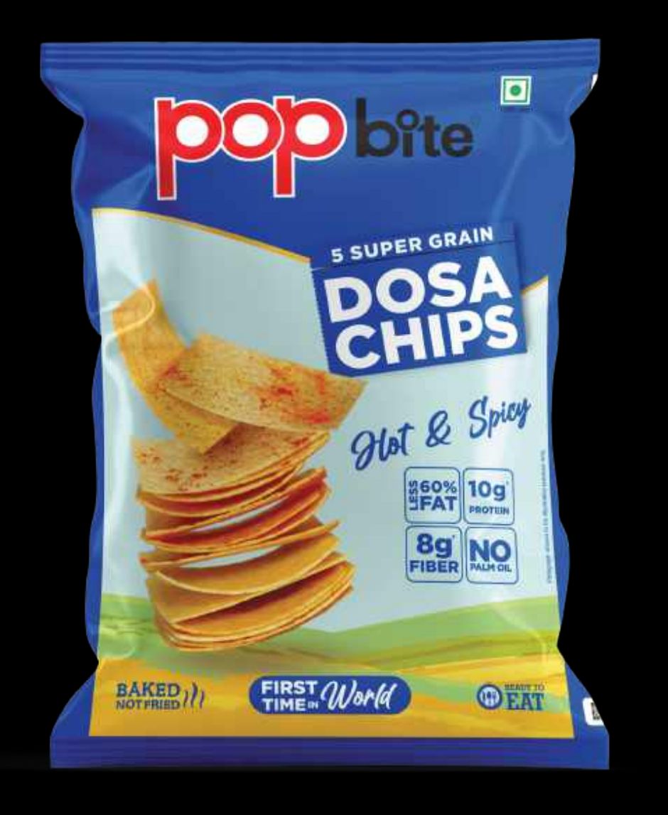 Pop Bites - Dosa Chips Hot and Spicy 100g