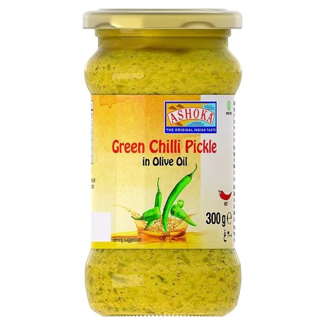 Ashoka - Pickle Green Chilli Olive Oil 300g