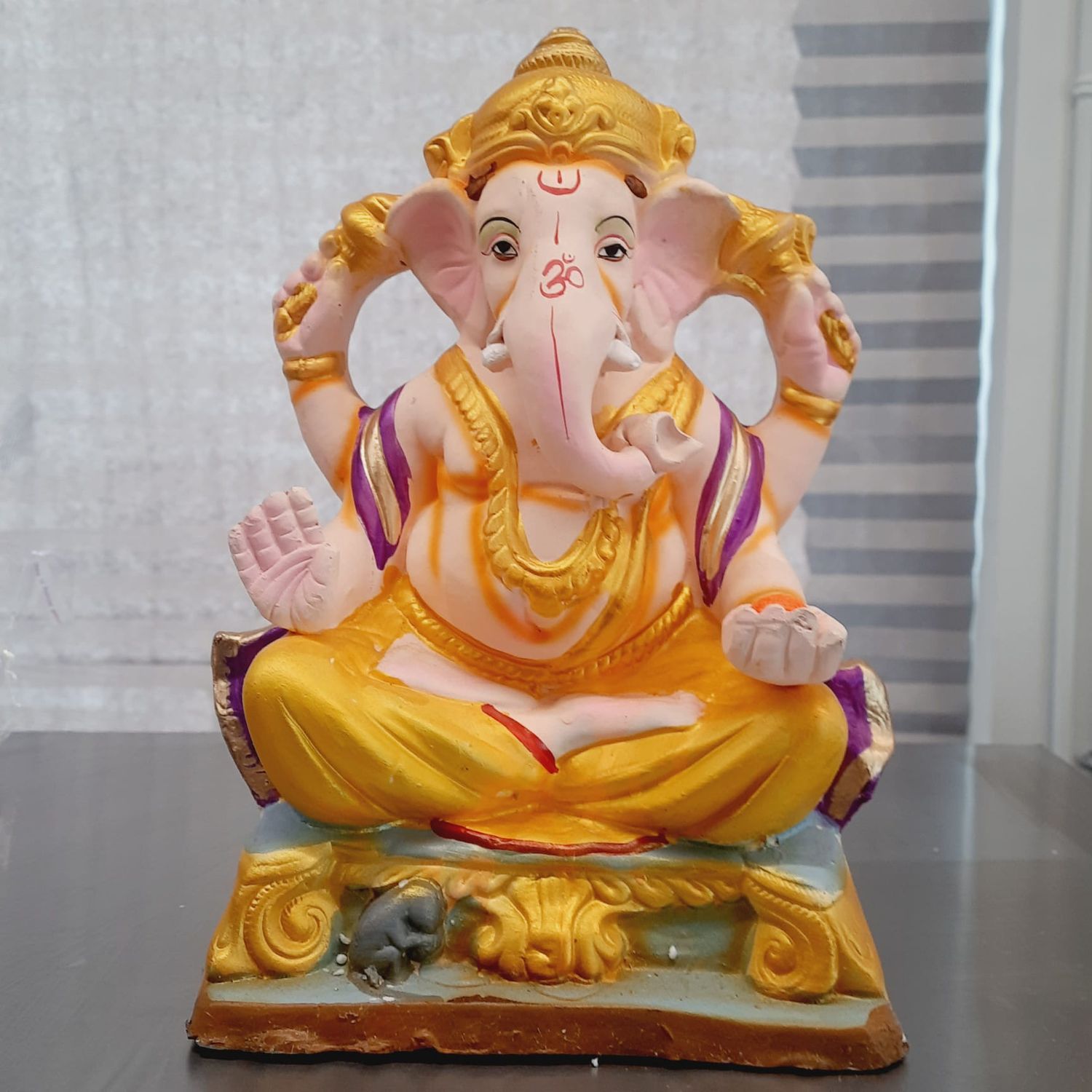 GANESH IDOL ECO-FRIENDLY 12&quot; (#1)