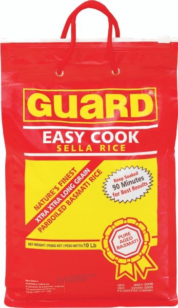 Guard - Sella Paraboiled Basmati Rice 10lb