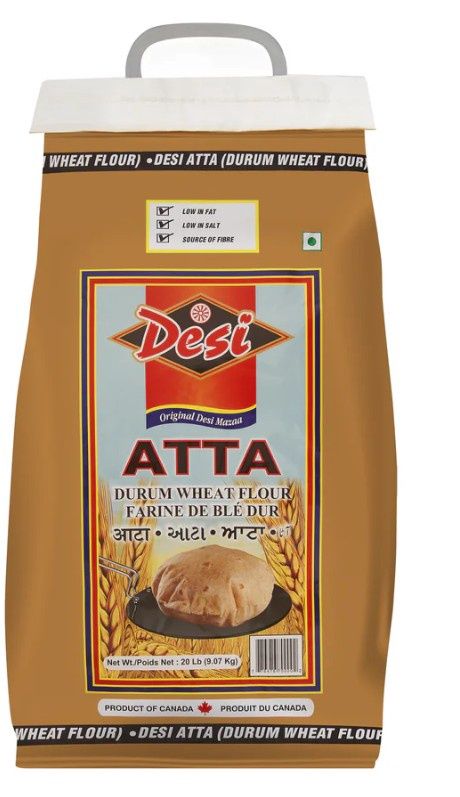 Desi - Atta Drum Wheat Flour 2lb