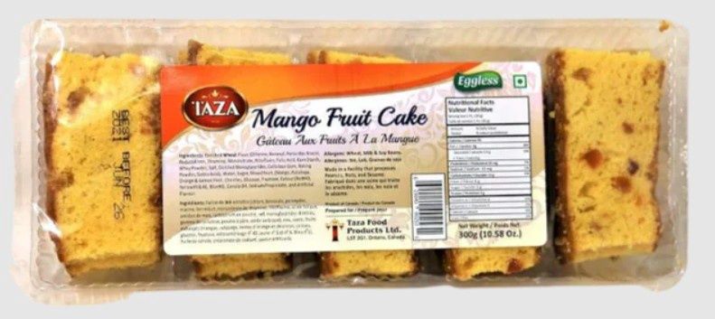 Taza - Eggless Mango Fruit Cake 300g