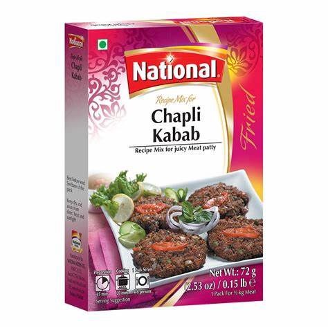 National - Chapli Kabab 72g