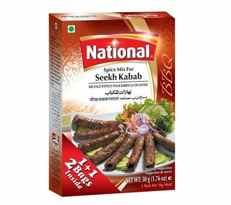 National - Seekh Kabab 43g