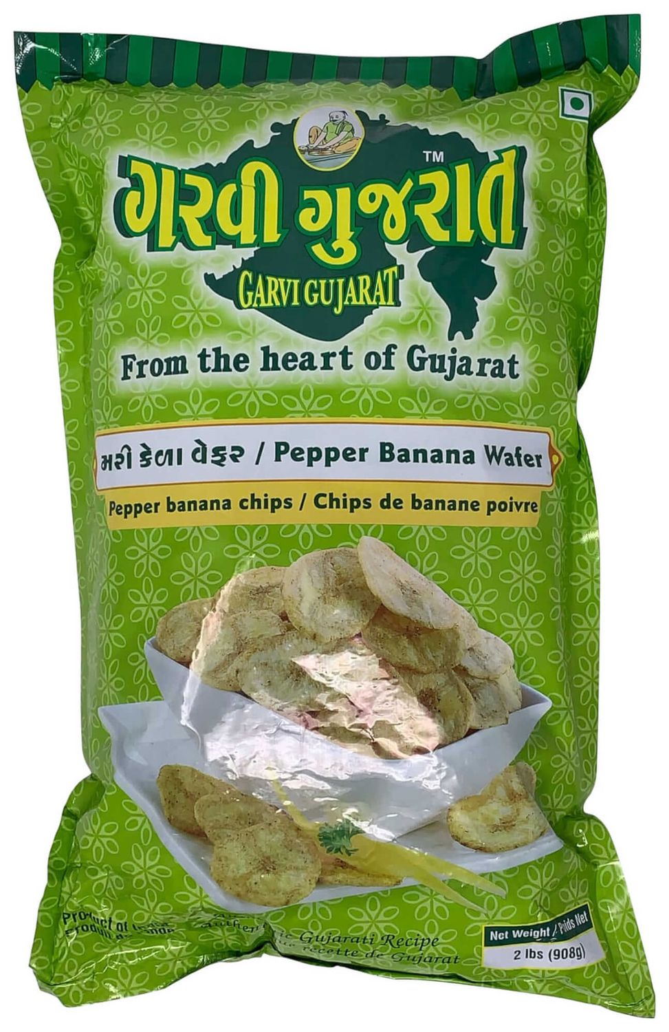 Garvi Gujarat - Pepper Banana Chips 737g