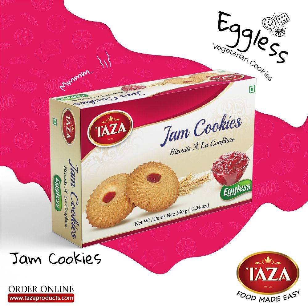 Taza - Jam Cookies Eggless 350g