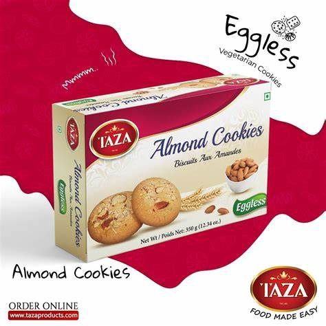 Taza - Almond Eggless Cookies 350g