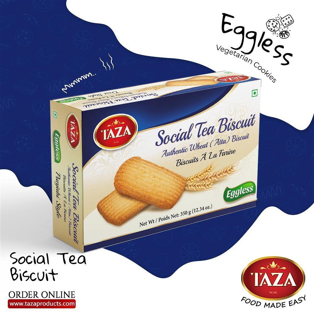 Taza - Social Tea Biscuit Eggless 350g