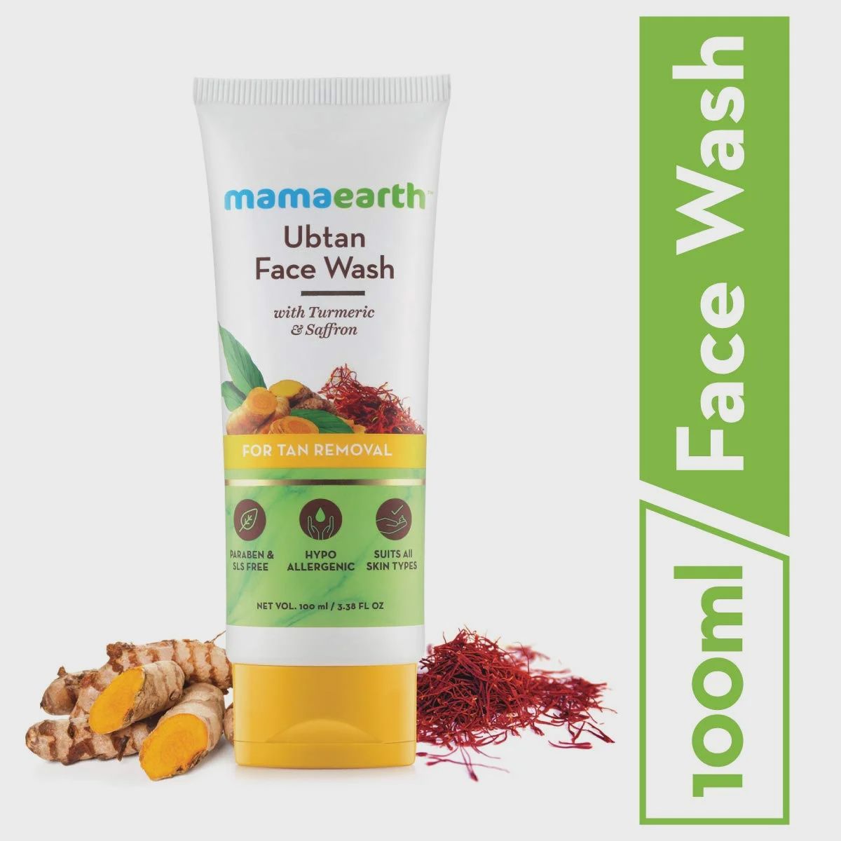 Mamaearth - Ubtan Face Wash Turmeric 100ml
